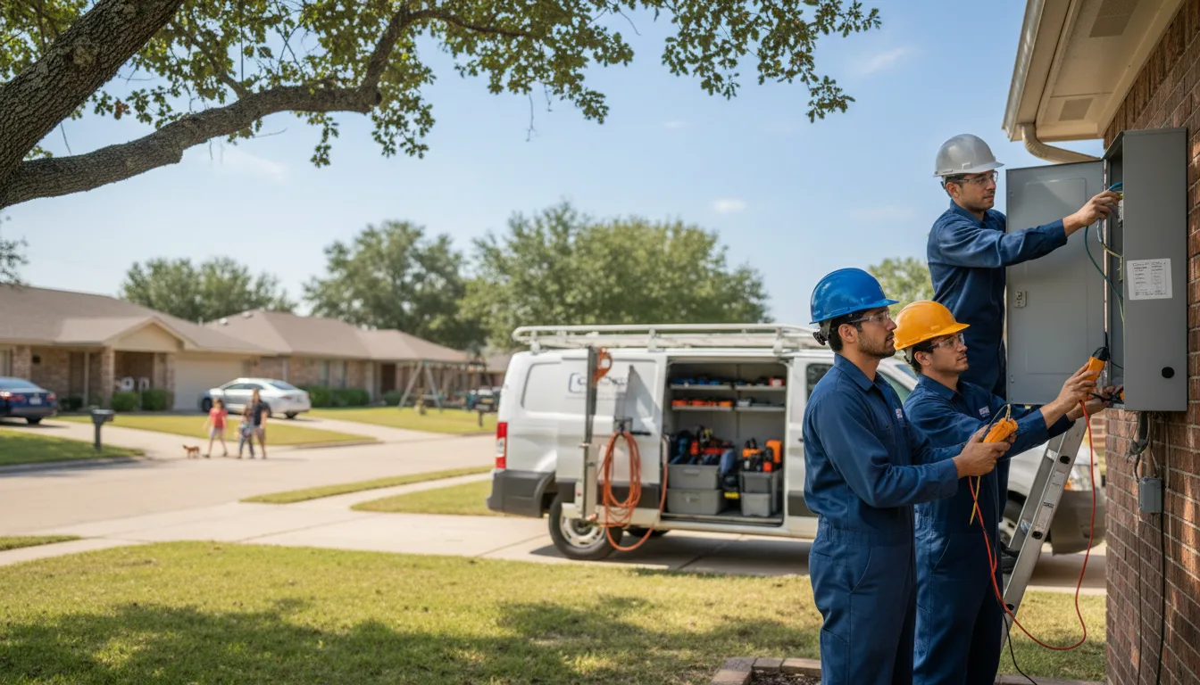 Certified electrician providing emergency electrical services in Norvell, MI